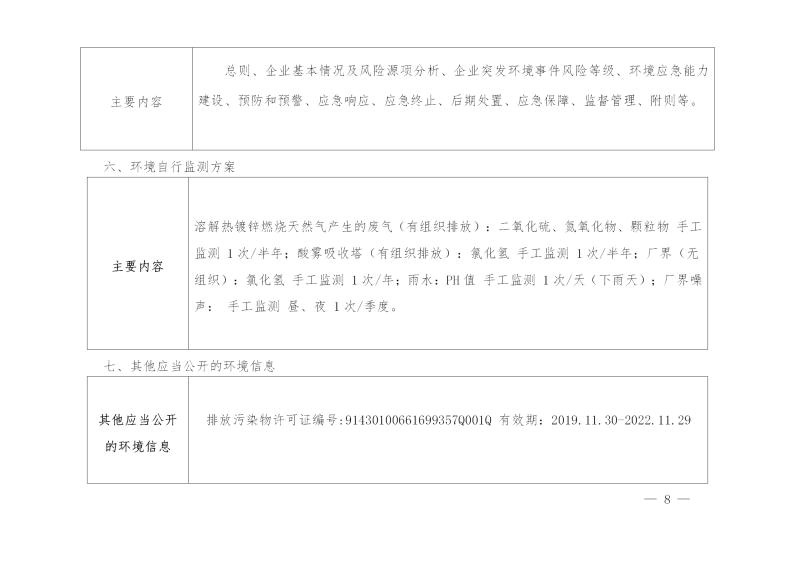 湖南尊龙凯时人生就是搏电力铁道设施制造有限公司2019年度企业事业单位环境信息公开表(图8)
